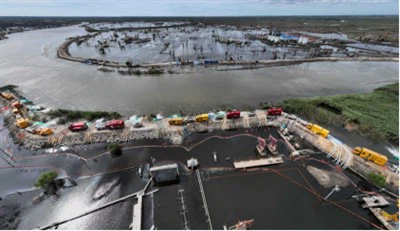 Dam Lake Dræning Nødpumpe